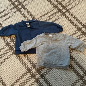 2 H&M Baby Sweatshirts 6M
